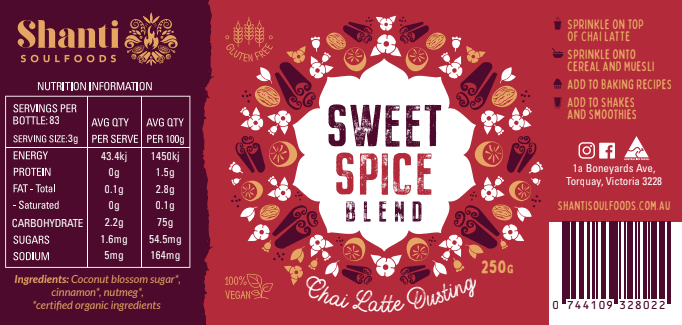 Sweet Spice Blend (Chai Latte Dusting)