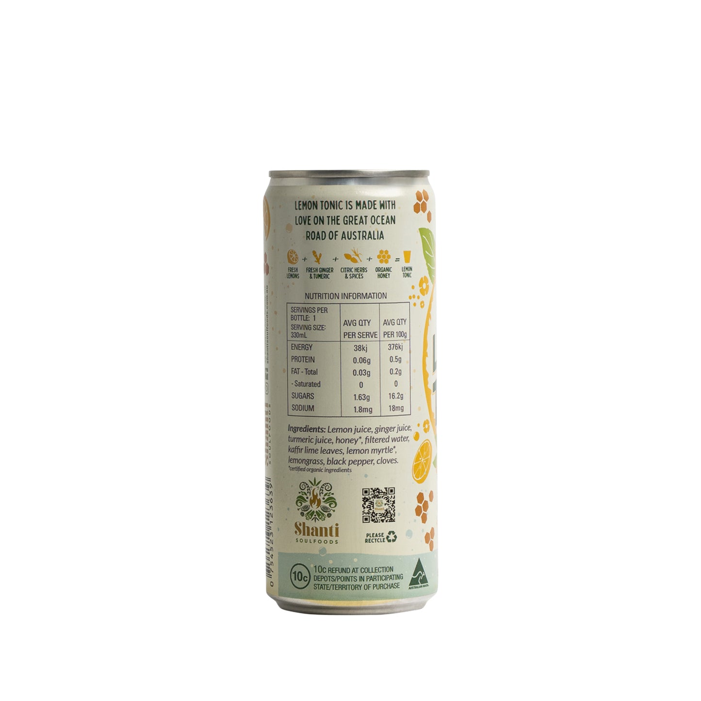 Sparkling Lemon Tonic - 6 Pack